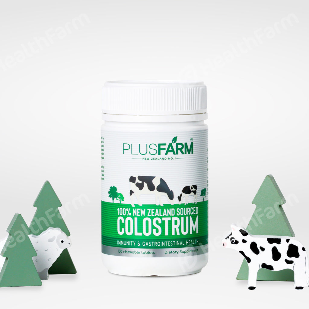 Chewable Colostrum with Lactoferrin (1.8mg) - Healthfarm NZ