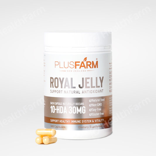 Royal Jelly (100% Pure Royal Jelly) 500mg [365 Capsules] - Healthfarm NZ