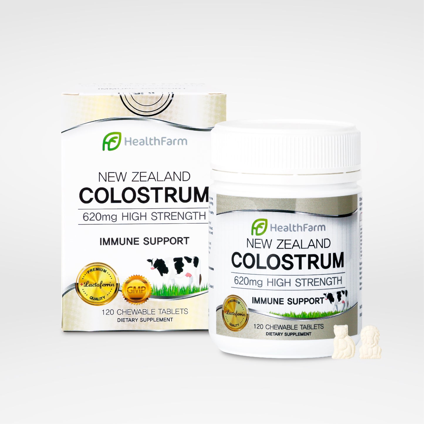 [EXTRA SALE] Chewable Colostrum 620mg with Lactoferrin