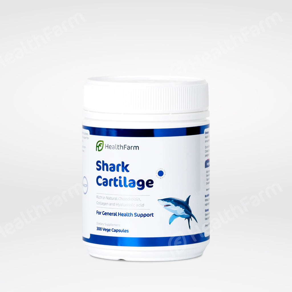 Premium Shark Cartilage 750mg [300 Capsules] - Healthfarm NZ