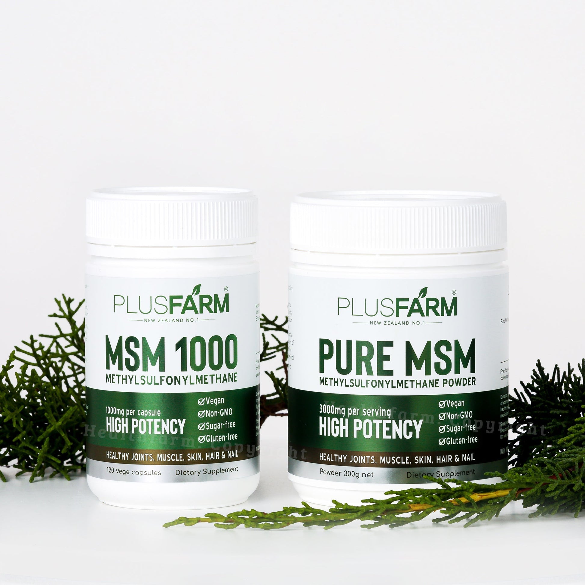 Pure MSM [Capsule/ Powder] - Healthfarm NZ